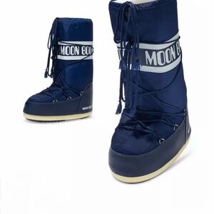 Moon Boot Dark Blue Snow Boots